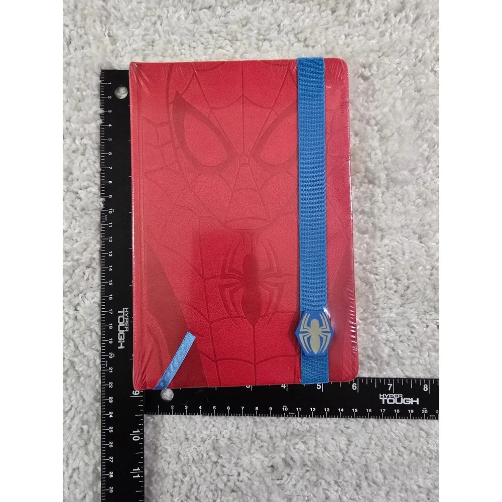 Marvel Ultimate Spider-Man A5 Premium Notebook Red Faux Leather Journal New